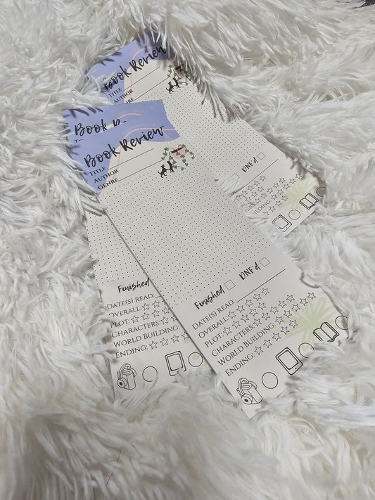 Book Review Notepad